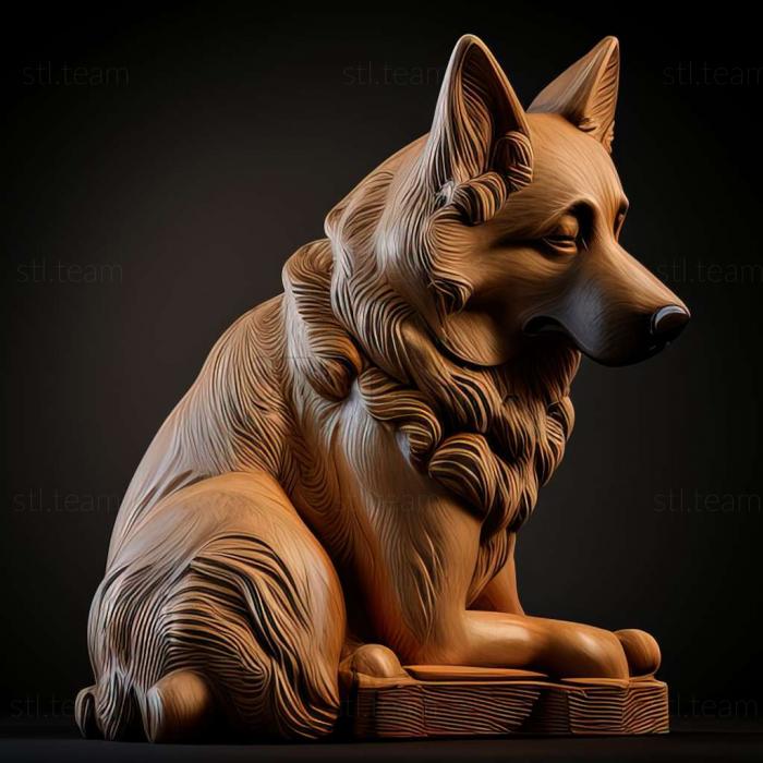 3D model Polish Podgalyan Shepherd dog (STL)